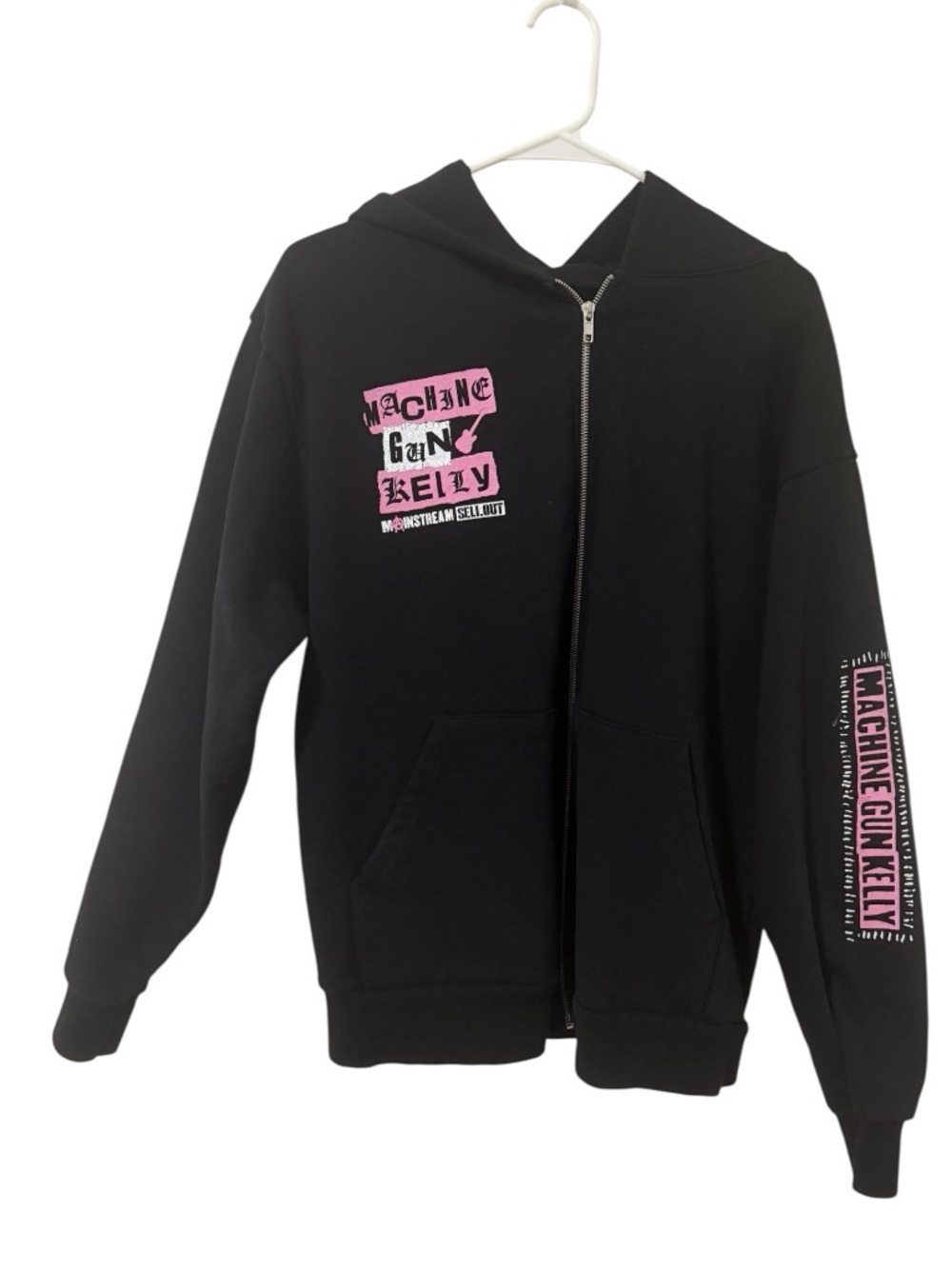 Rare Machine Gun Kelly (MGK) Mainstream Sellout Tour 2022 Zip-Up Hoodie